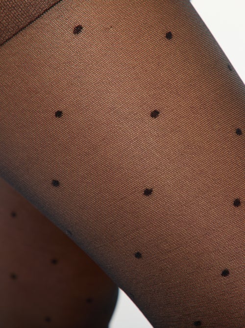 Collant plumetis - Kiabi