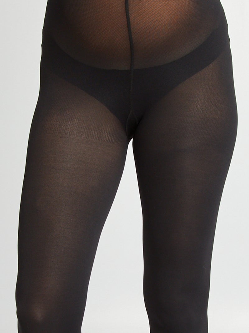 Collant premaman 80D nero - Kiabi