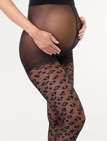 Collant premaman stampato \'leopardato\'