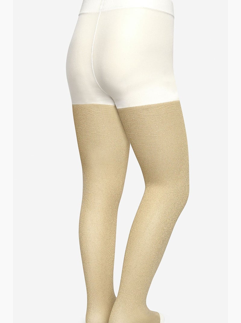 Collant pretty diamond bambina penti Beige argilla - Kiabi