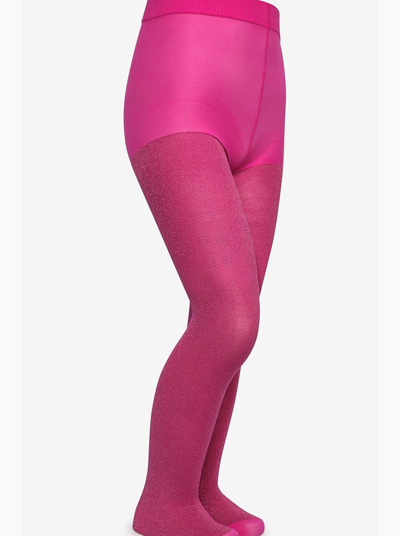 Collant pretty diamond bambina penti Rosa fluo/Solinotes - Kiabi