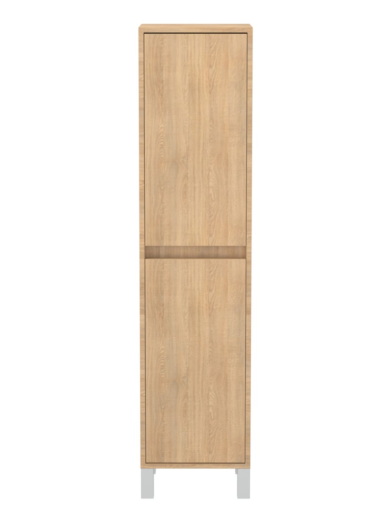 Colonna bagno a 2 ante Beige chiaro - Kiabi