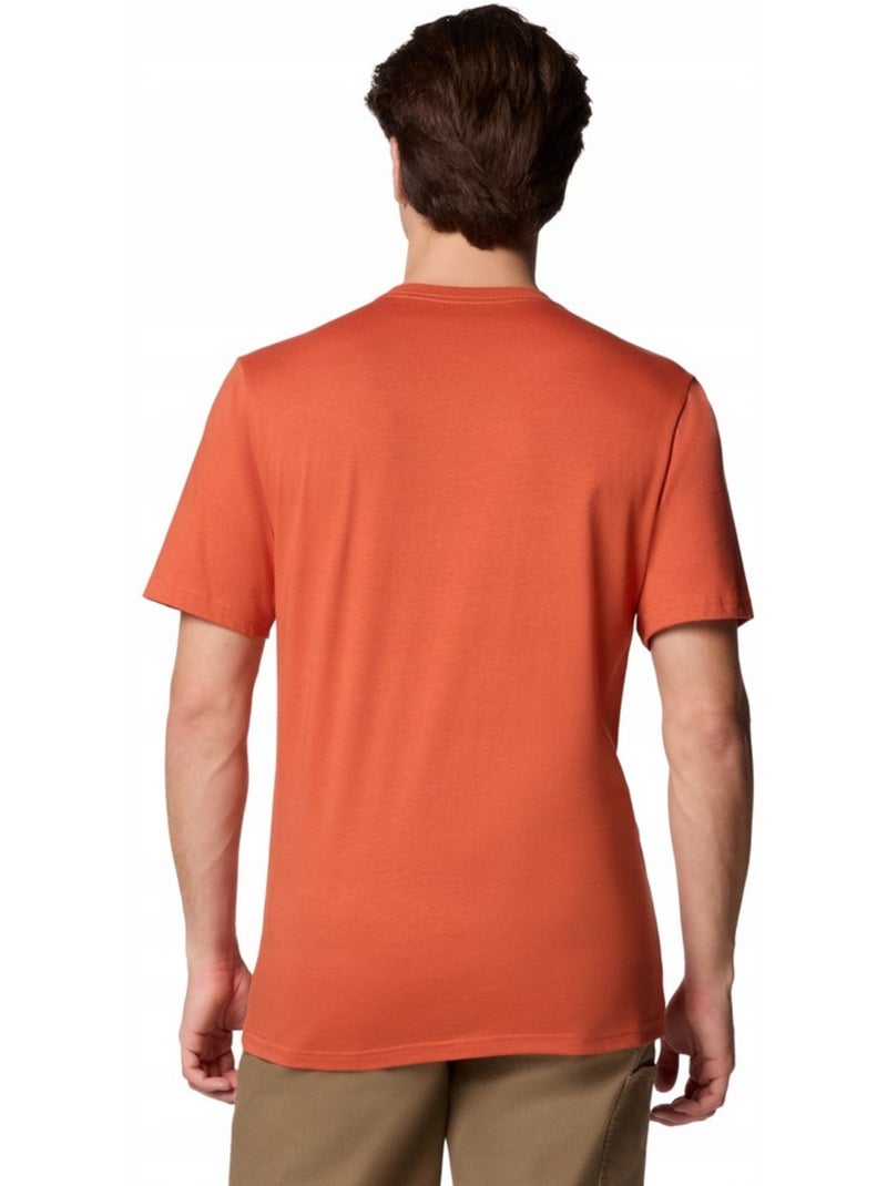 Columbia Basic Maglietta Logo Uomo Arancione - Kiabi