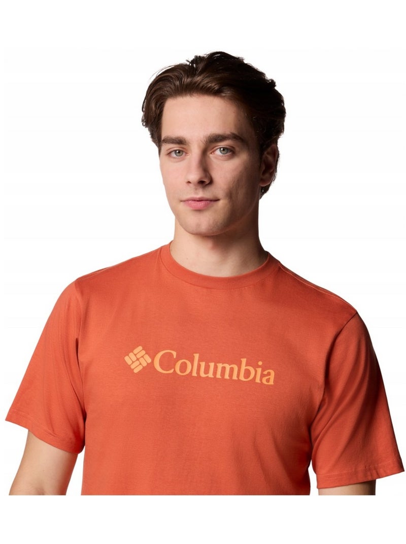 Columbia Basic Maglietta Logo Uomo Arancione - Kiabi