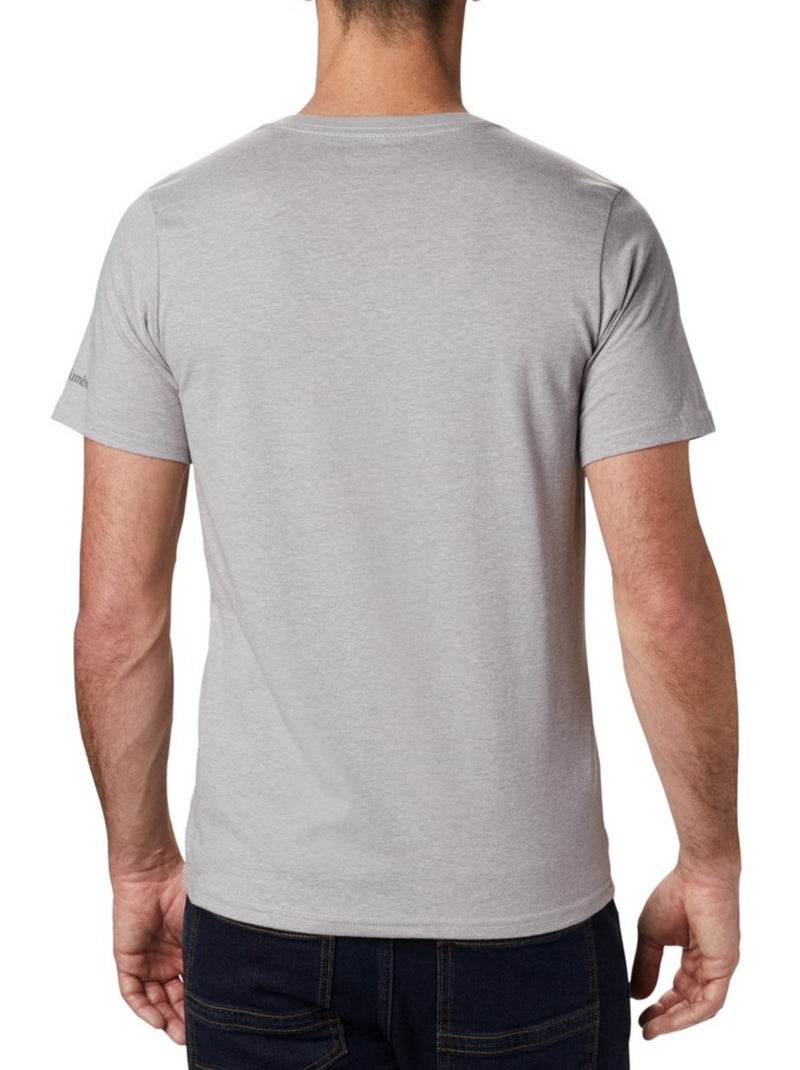 Columbia Basic Maglietta Logo Uomo Grigio - Kiabi