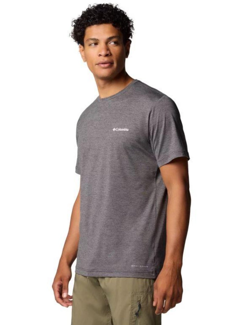 Columbia Kwick Hike Maglietta Stampa posteriore Uomo Nero - Kiabi