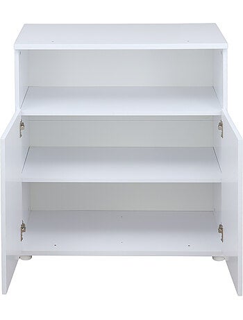 Comò fasciatoio 2 ante bianco - BABYPRICE
