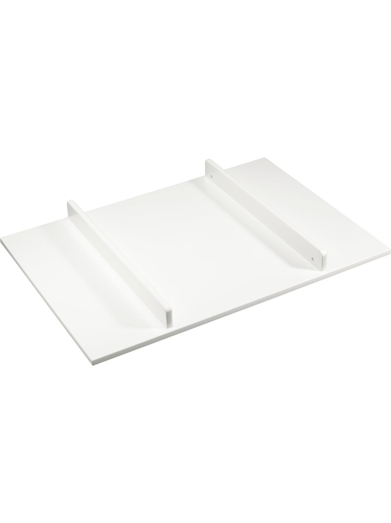 Comò fasciatoio a 3 cassetti con frontale e gambe in legno laccato - apertura a - SAUTHON Bianco - Kiabi