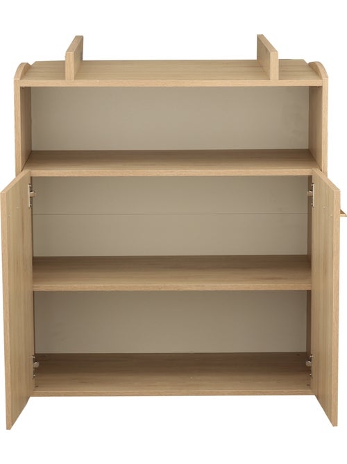 Comò fasciatoio con 2 ante e una nicchia con finitura in legno di - SAUTHON - Kiabi Comò fasciatoio con 2 ante e una nicchia con finitura in legno di - SAUTHON - Kiabi