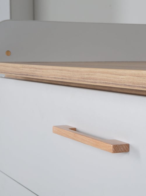 Comò fasciatoio evolutivo 3 cassetti in effetto rovere – ROBA "Caro" - Kiabi