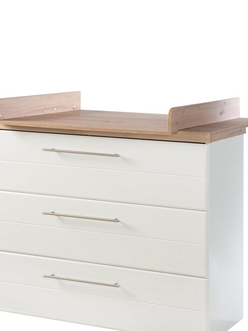 Comò fasciatoio evolutivo 3 cassetti in effetto rovere – ROBA "Nele" - Kiabi