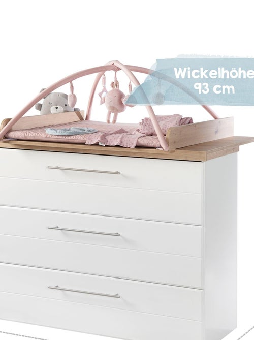 Comò fasciatoio evolutivo 3 cassetti in effetto rovere – ROBA "Nele" - Kiabi