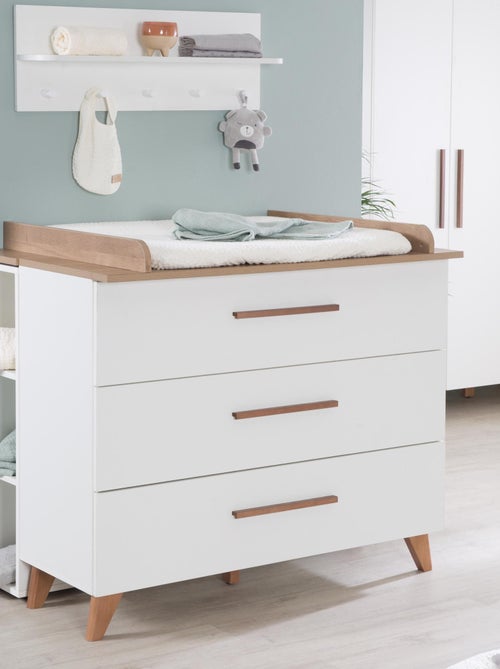 Comò fasciatoio evolutivo 3 cassetti in legno – ROBA "Ole" - Kiabi