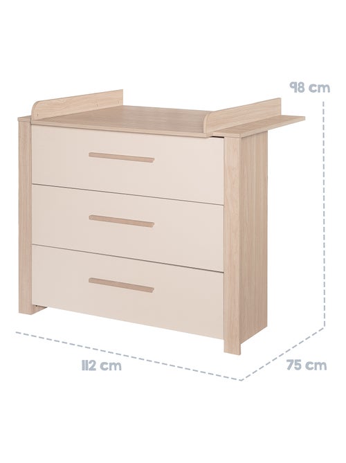 Comò fasciatoio evolutivo 3 cassetti "Roba Momo" - Kiabi