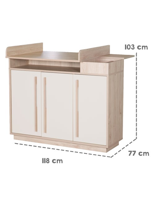 Comò fasciatoio minimalista con vani portaoggetti Elva – Roba - Kiabi Comò fasciatoio minimalista con vani portaoggetti Elva – Roba - Kiabi