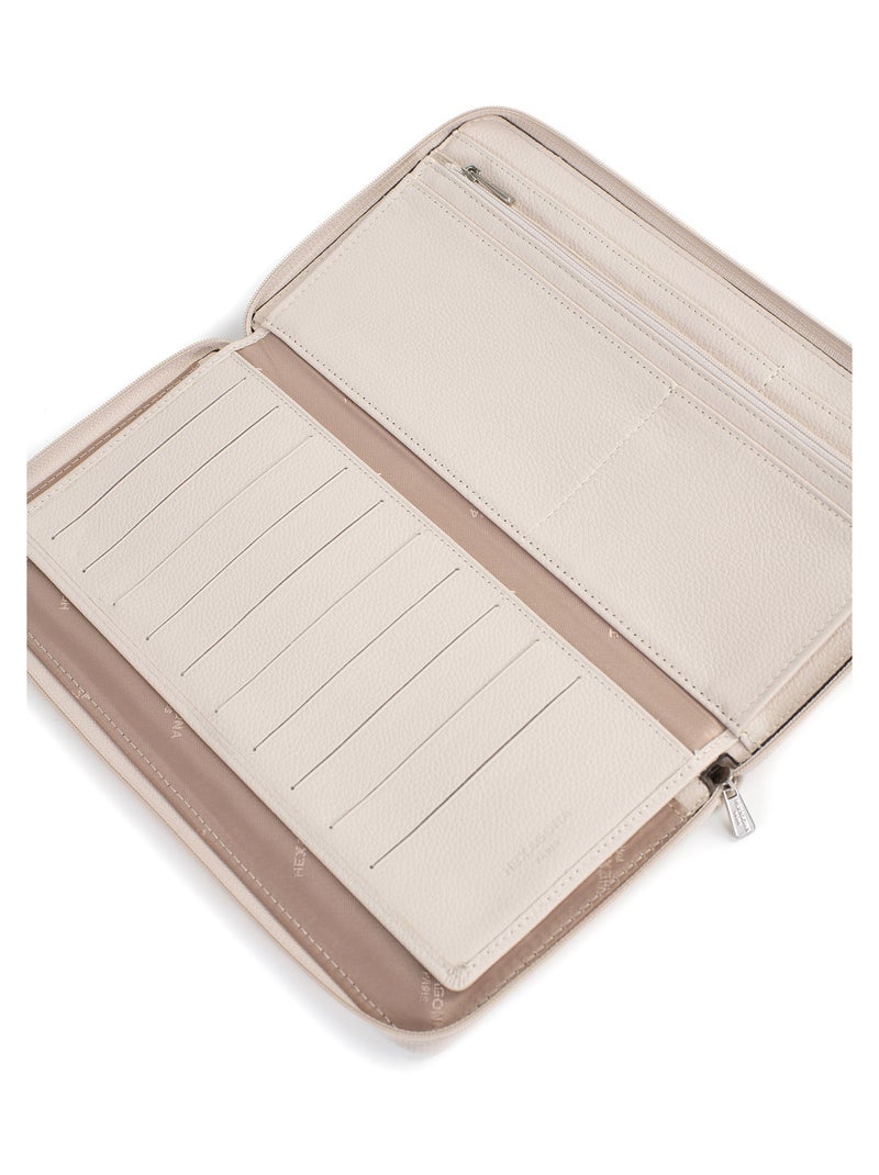 Compagno di viaggio - 1 pannello - pelle confort hexagona Avorio - Kiabi