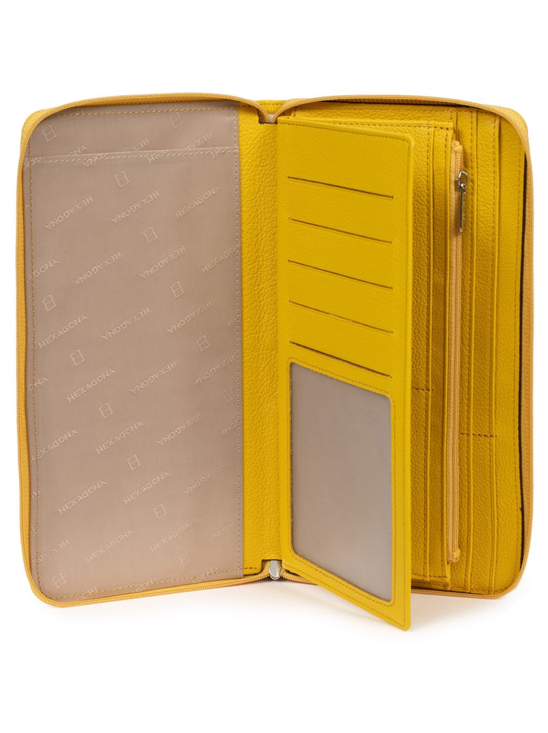 Compagno di viaggio - 1 pannello - pelle confort hexagona Giallo - Kiabi
