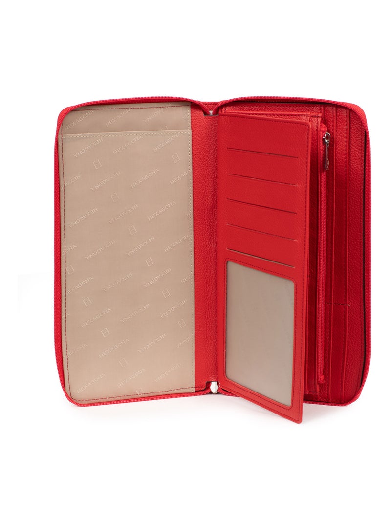 Compagno di viaggio - 1 pannello - pelle confort hexagona Rosso pomodoro - Kiabi