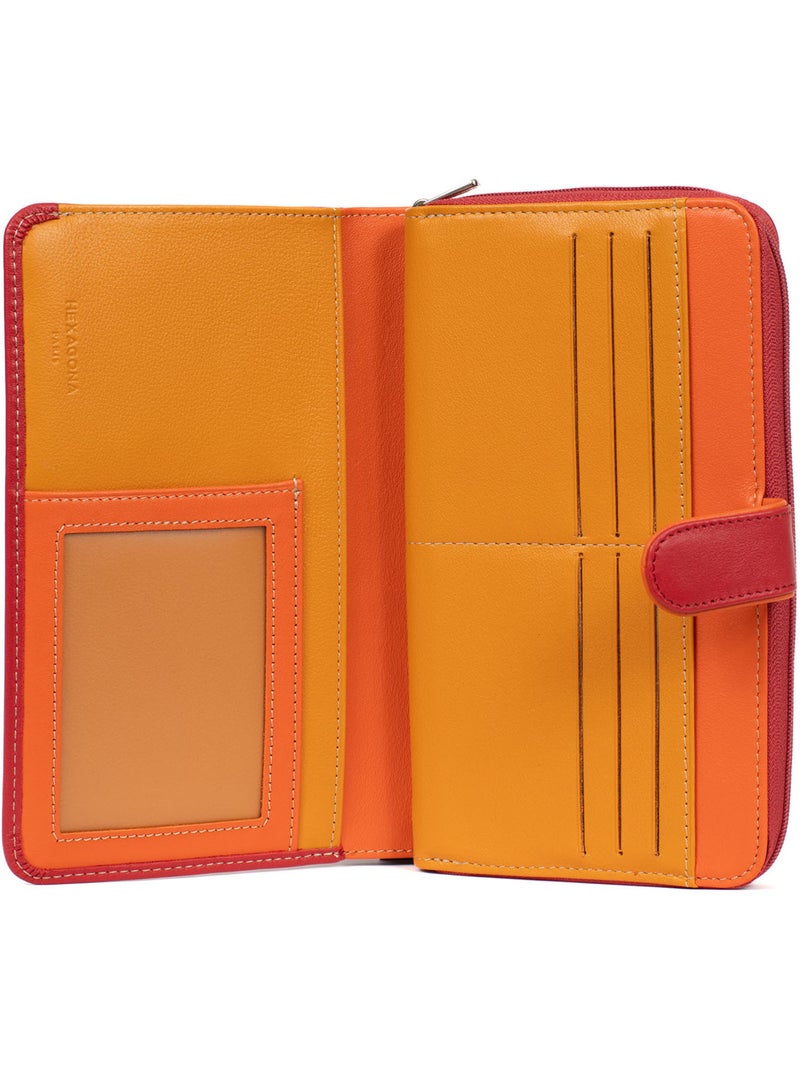 Compagno di viaggio - 1 pannello - pelle multico hexagona Rosso - Kiabi