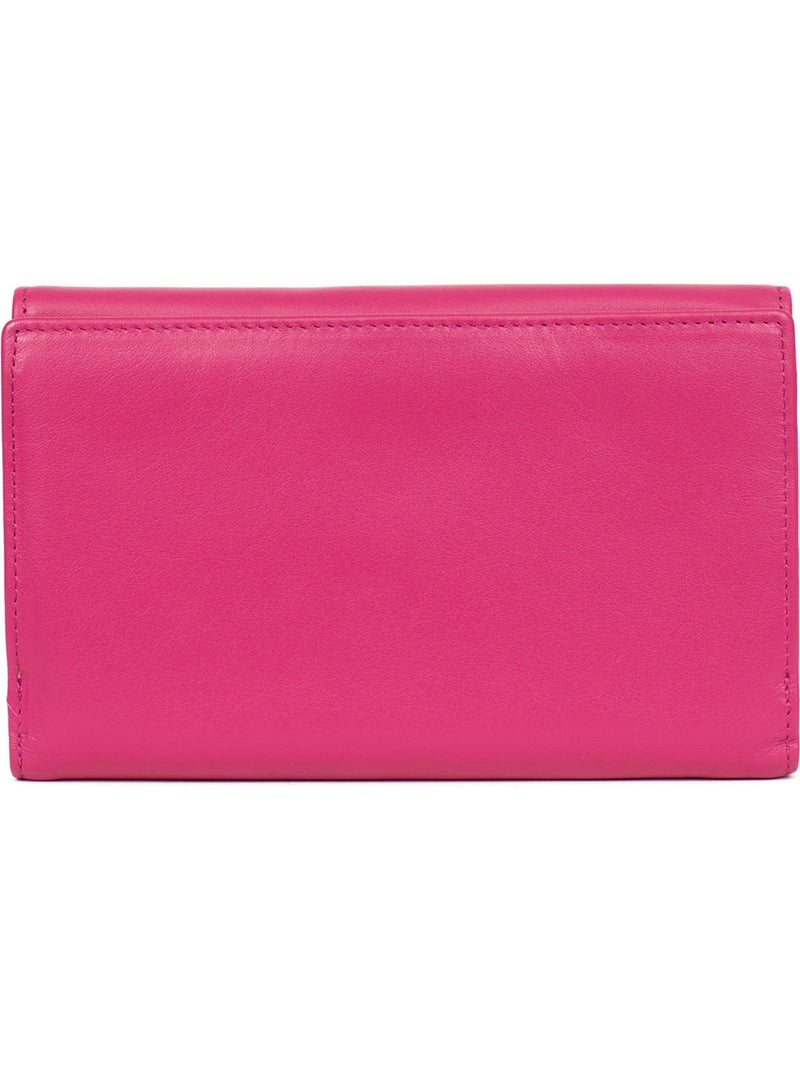 Compagno di viaggio - 2 ante - pelle multico hexagona Rosa fucsia - Kiabi