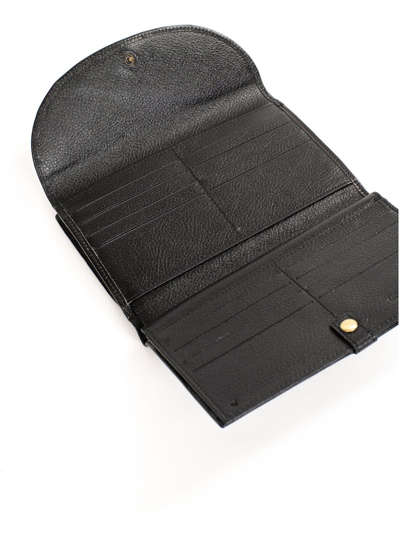Compagno di viaggio - 2 ante - stop rfid - pelle bastille hexagona Nero - Kiabi