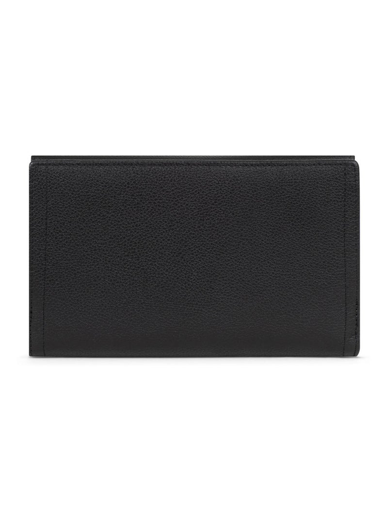 Compagno di viaggio - 2 ante - stop rfid - pelle luna hexagona Nero - Kiabi