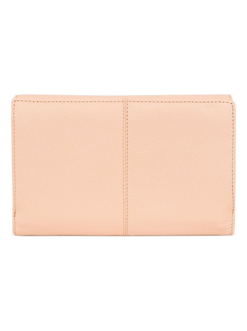 Compagno di viaggio - 2 ante - stop rfid - pelle parisienne hexagona Beige - Kiabi