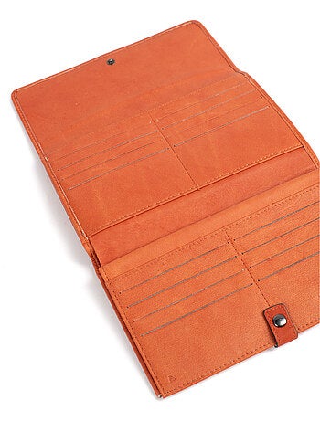 Compagno di viaggio - 2 ante - Stop RFID - Pelle SAUVAGE
