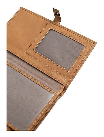 Compagno di viaggio - 2 ante - Stop RFID - Pelle SAUVAGE