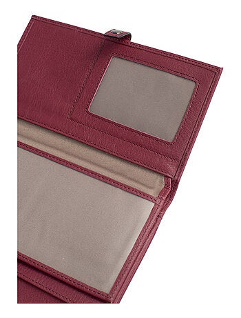 Compagno di viaggio - 2 ante - Stop RFID - Pelle SAUVAGE