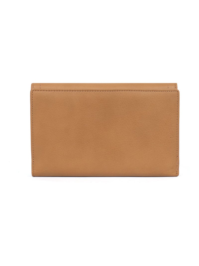 Compagno di viaggio - 2 ante - stop rfid - pelle sauvage hexagona Beige - Kiabi