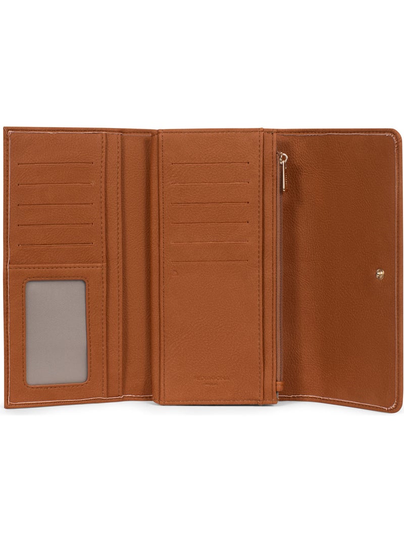 Compagno di viaggio - 2 ante - stop rfid moly hexagona Marrone caramello - Kiabi