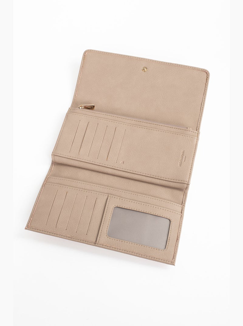 Compagno di viaggio - 2 ante - stop rfid moly hexagona Tortora - Kiabi