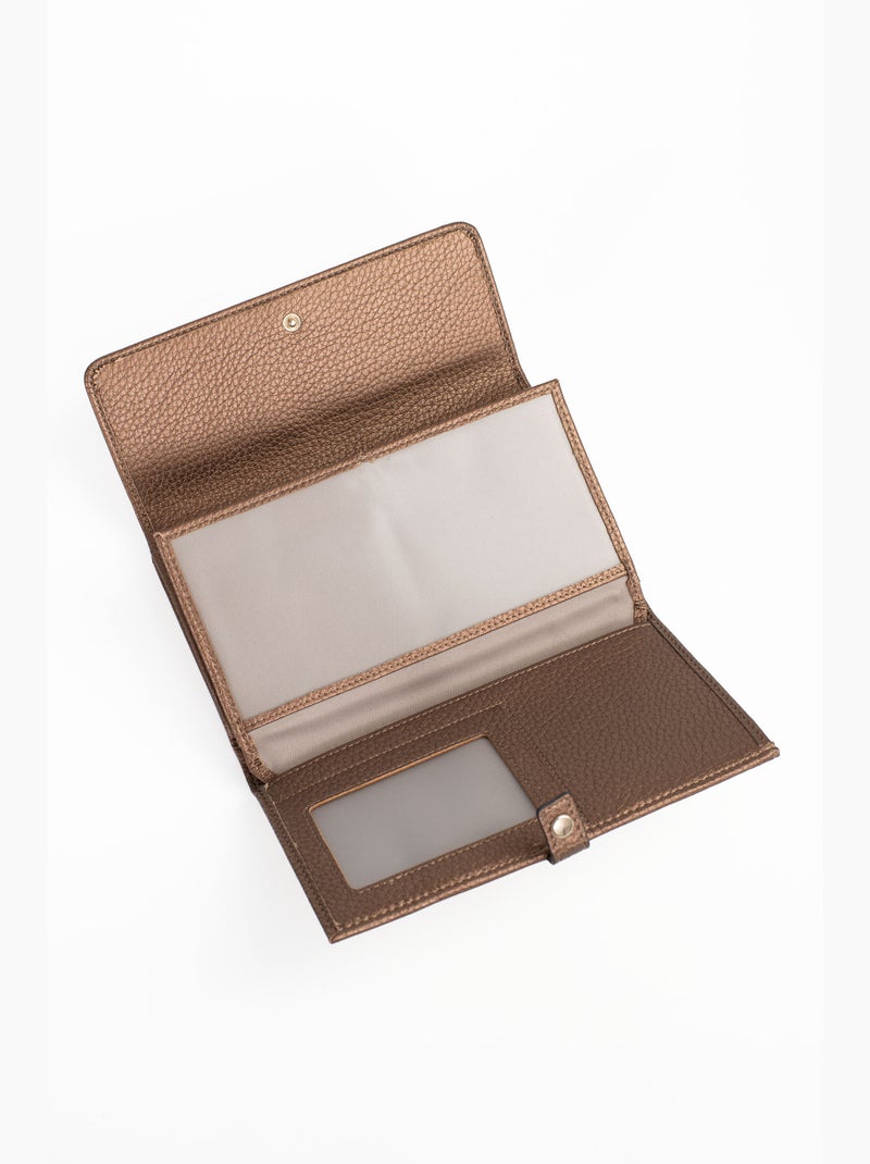 Compagno di viaggio - 2 ante - stop rfid zora hexagona Bronzo - Kiabi