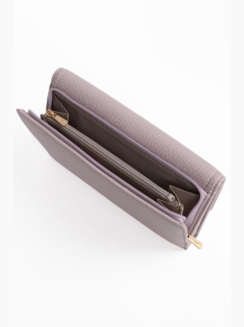 Compagno di viaggio - 2 ante - stop rfid zora hexagona Lilla chiaro - Kiabi