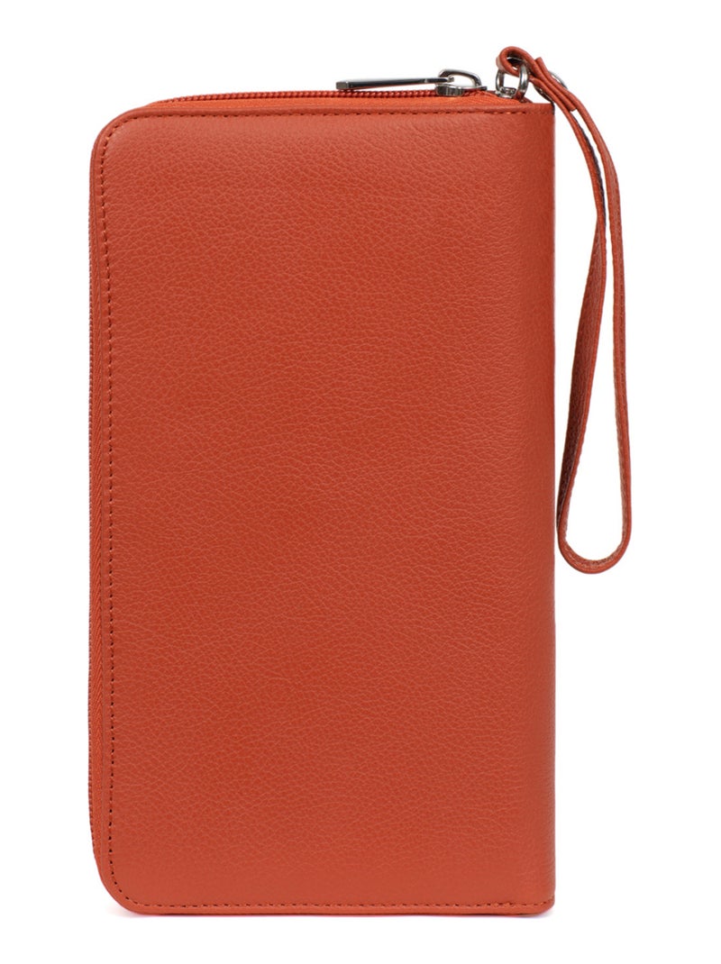 Compagno di viaggio - pelle confort hexagona Arancione - Kiabi