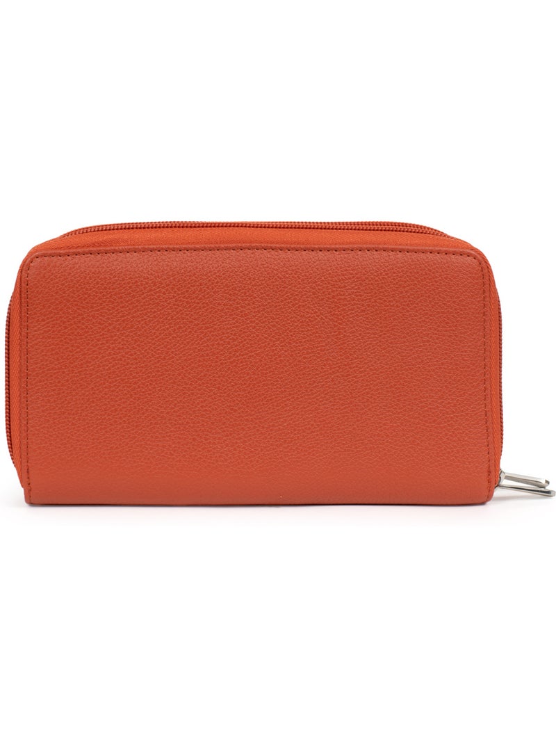 Compagno di viaggio - pelle confort hexagona Arancione - Kiabi