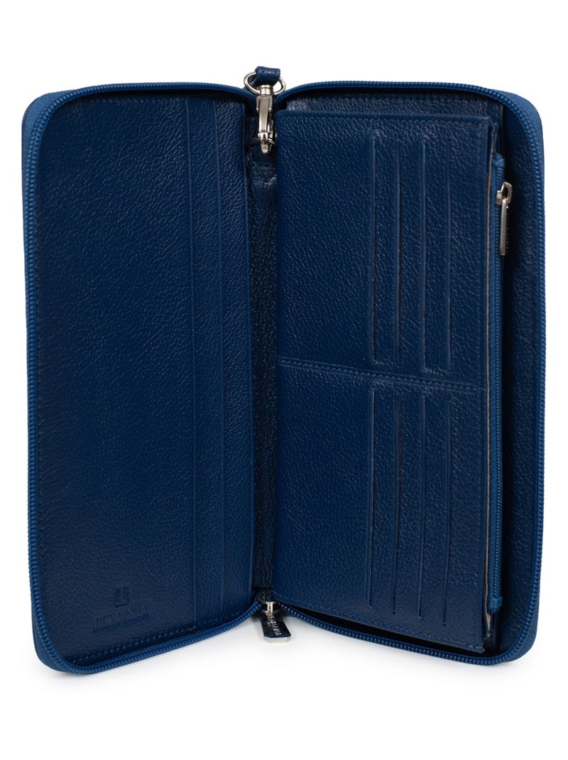 Compagno di viaggio - pelle confort hexagona Blu - Kiabi