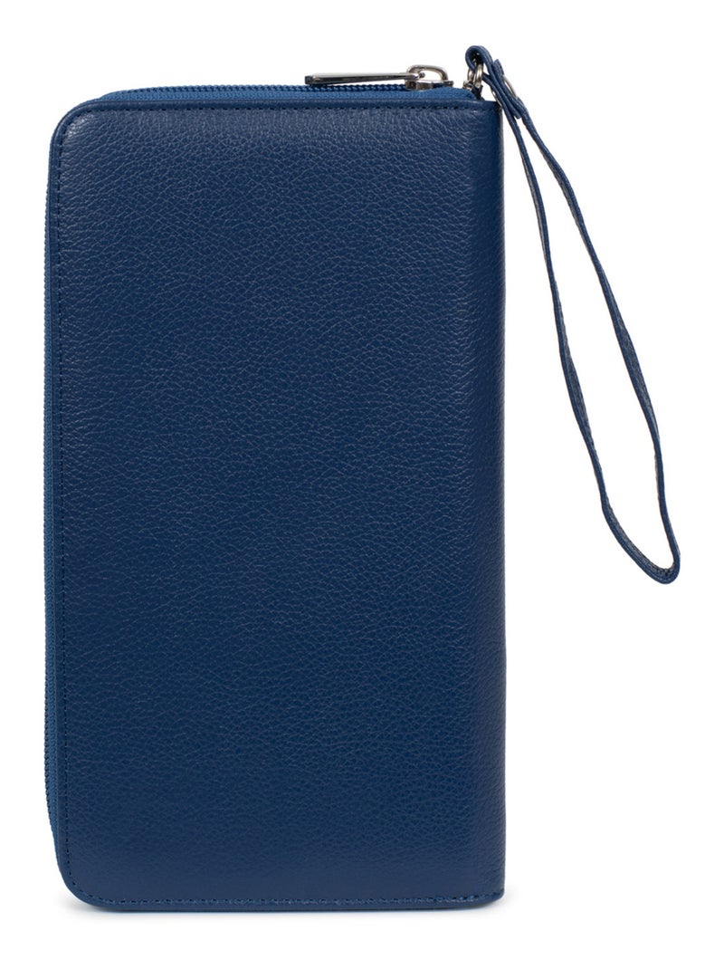 Compagno di viaggio - pelle confort hexagona Blu - Kiabi