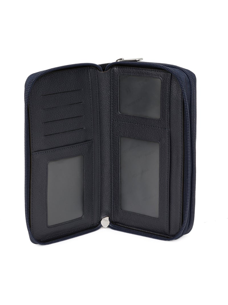 Compagno di viaggio - pelle confort hexagona Blu marino - Kiabi
