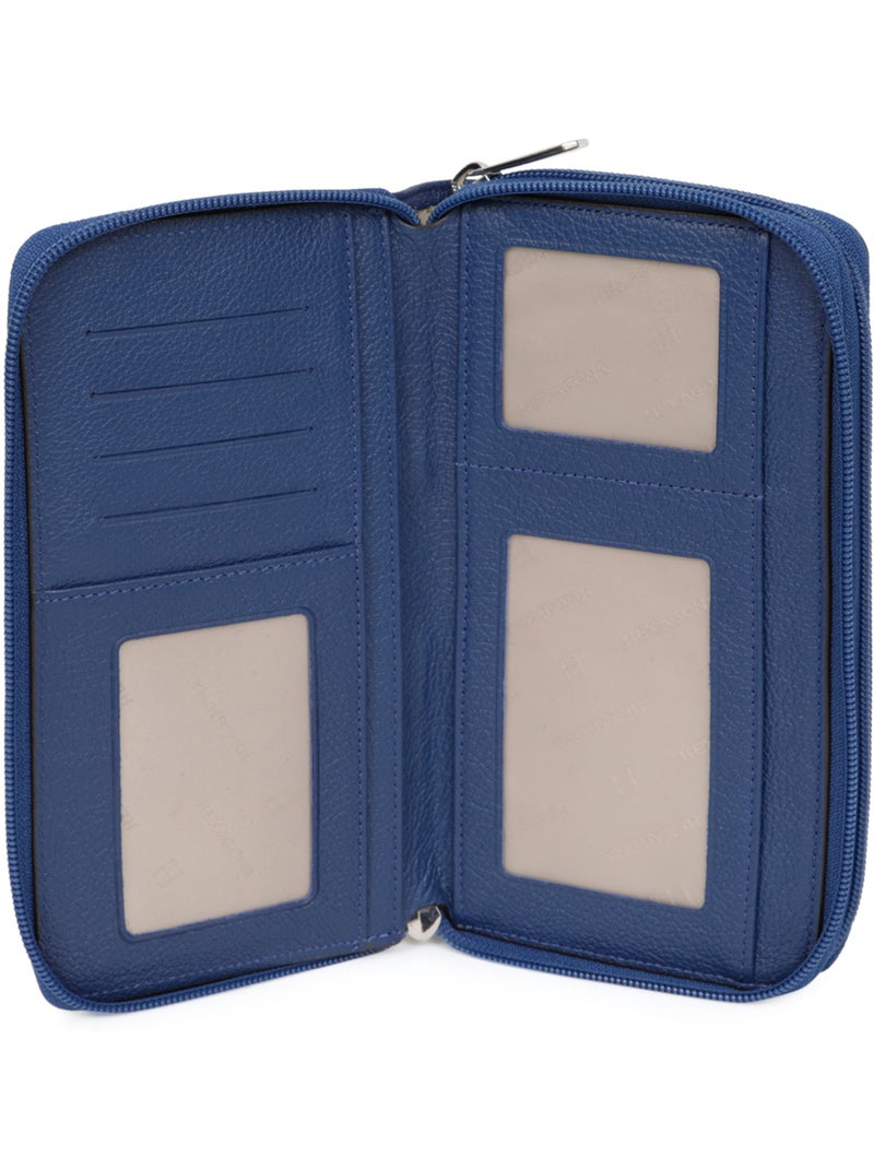 Compagno di viaggio - pelle confort hexagona Blu - Kiabi