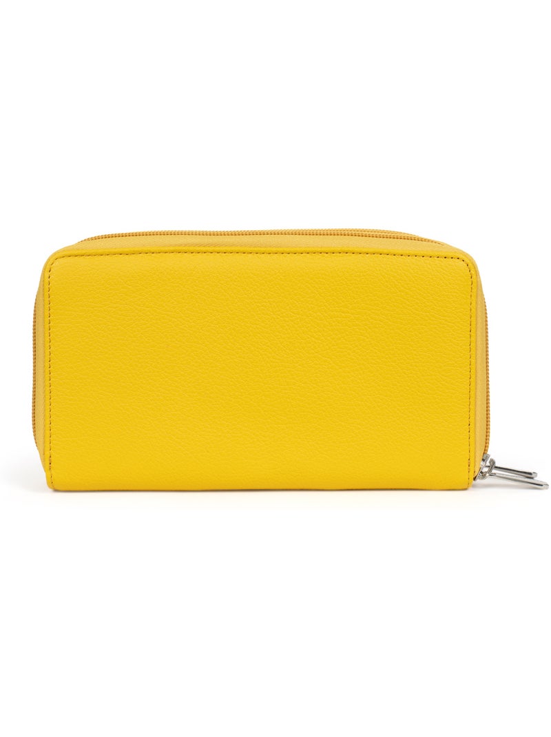 Compagno di viaggio - pelle confort hexagona Giallo - Kiabi