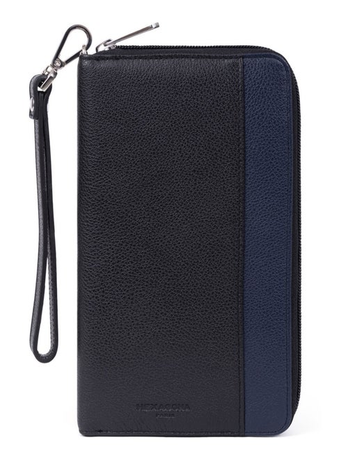 Compagno di viaggio - stop rfid - pelle duo hexagona - Kiabi Compagno di viaggio - stop rfid - pelle duo hexagona - Kiabi