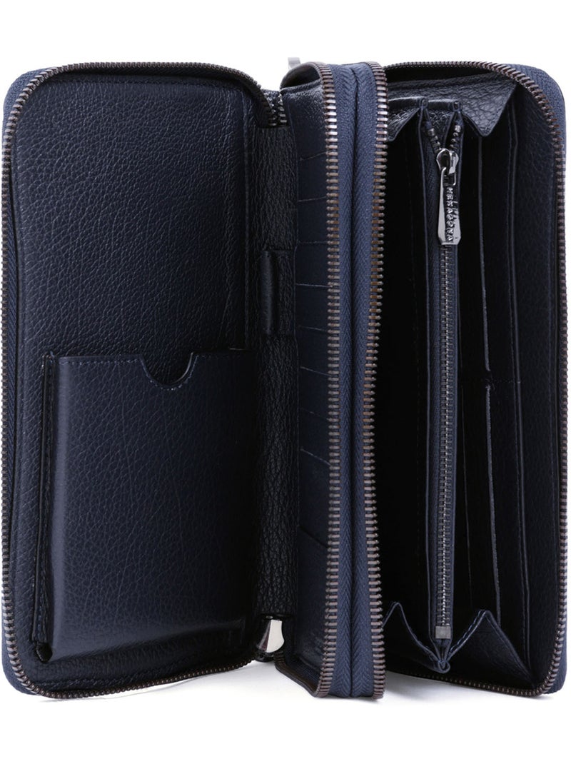 Compagno di viaggio - stop rfid - pelle encore hexagona Blu marino - Kiabi