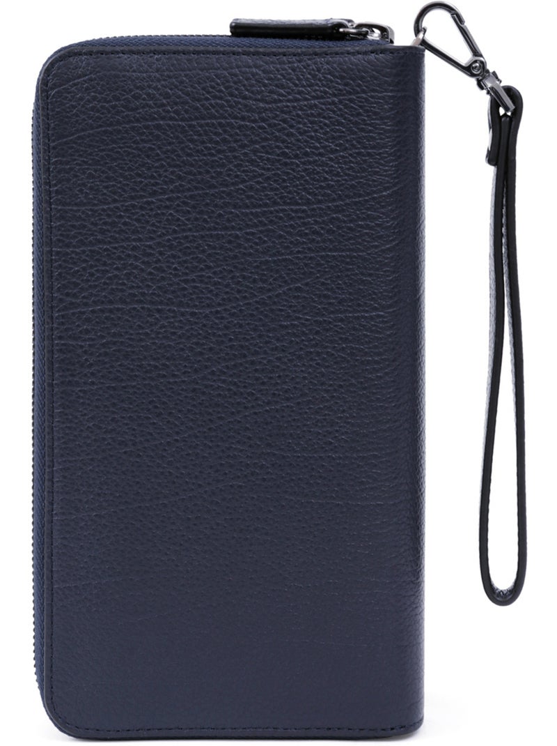 Compagno di viaggio - stop rfid - pelle encore hexagona Blu marino - Kiabi