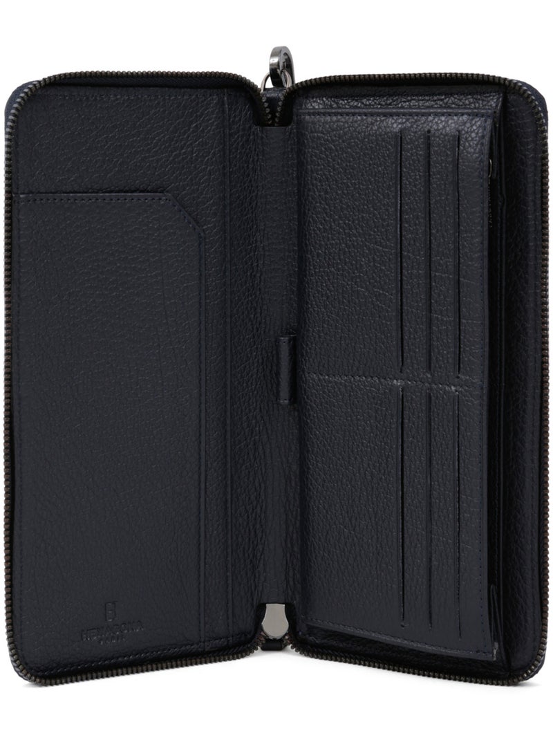 Compagno di viaggio - stop rfid - pelle encore hexagona Blu marino - Kiabi