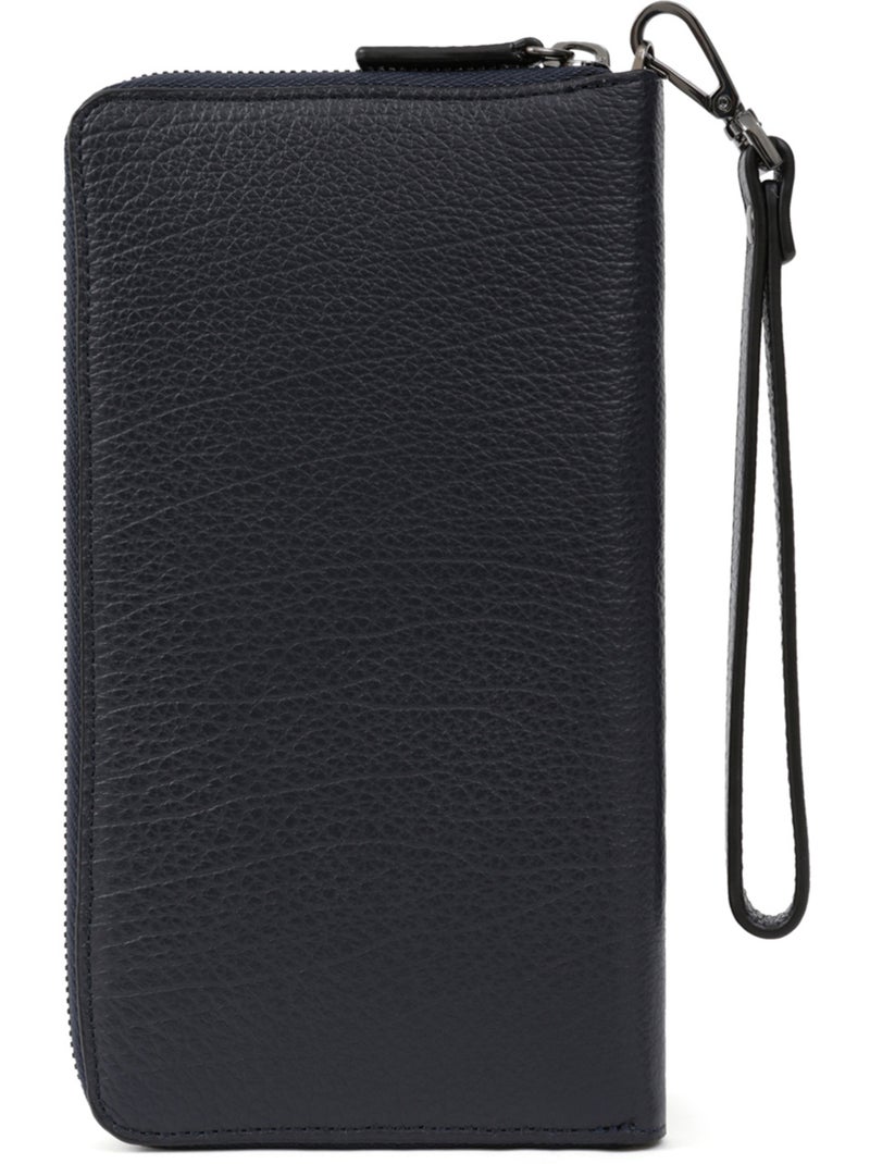 Compagno di viaggio - stop rfid - pelle encore hexagona Blu marino - Kiabi
