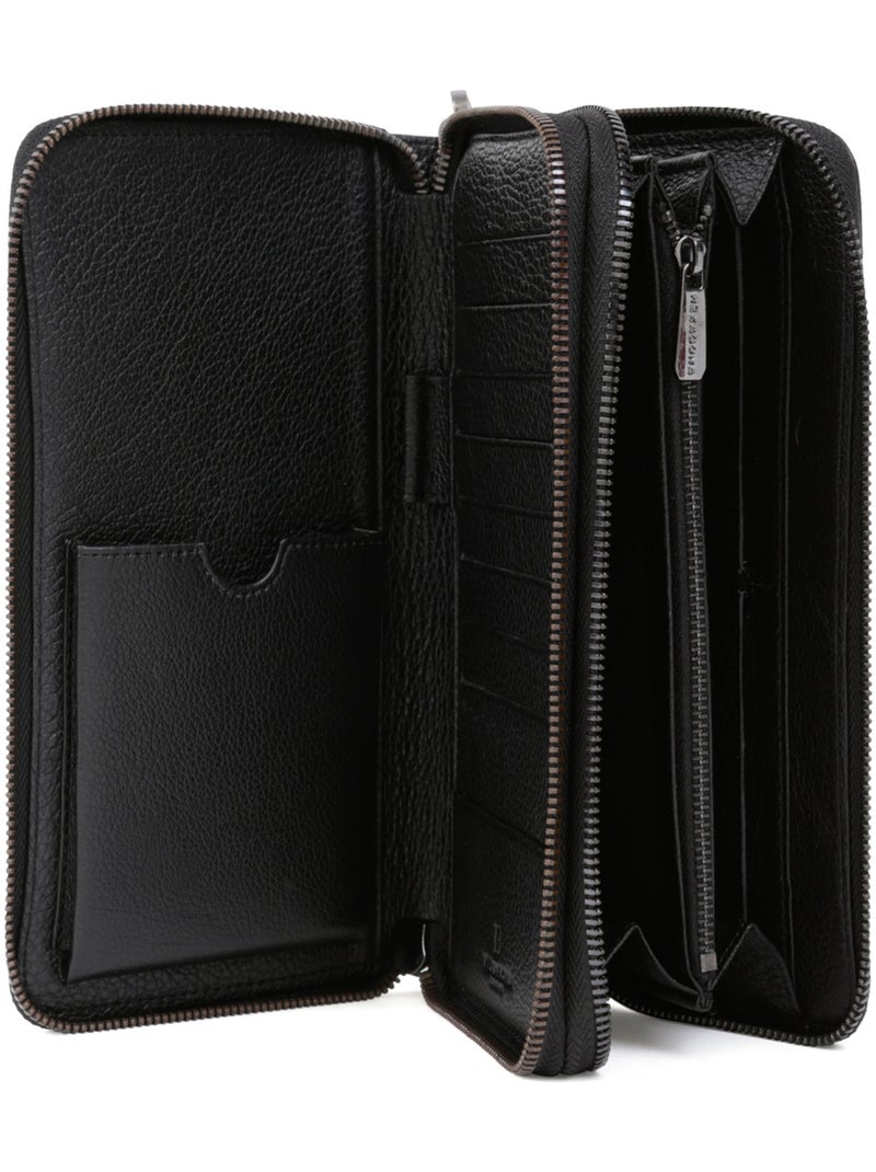 Compagno di viaggio - stop rfid - pelle encore hexagona Nero - Kiabi