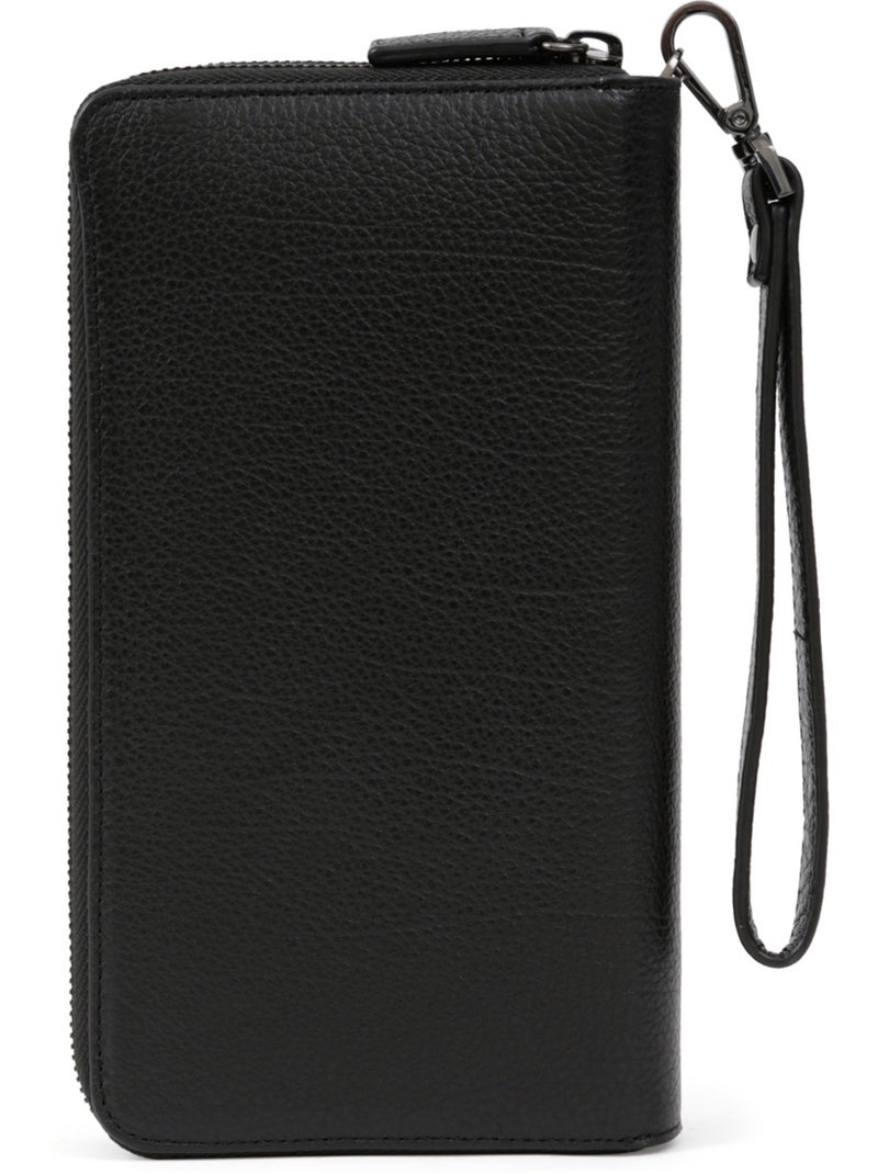 Compagno di viaggio - stop rfid - pelle encore hexagona Nero - Kiabi