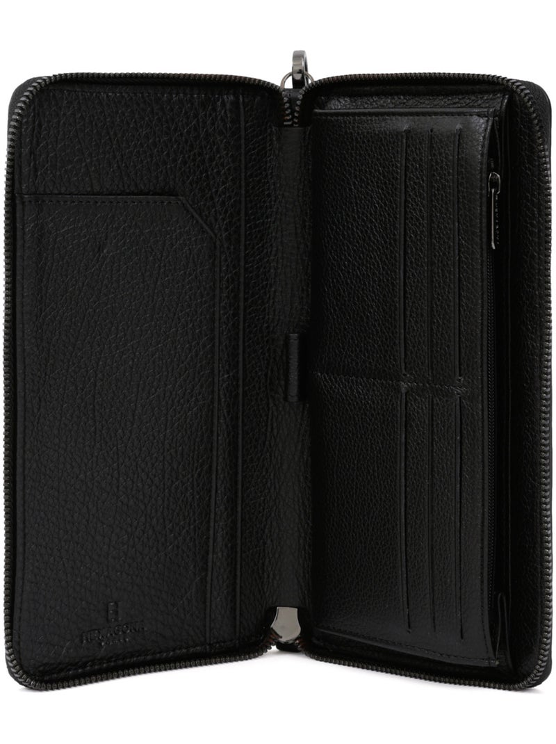 Compagno di viaggio - stop rfid - pelle encore hexagona Nero - Kiabi